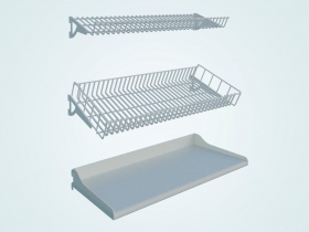 Полки навесные на перфорацию для стендов 