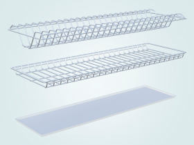 Сушилка для посуды (посудосушитель) с рамкой