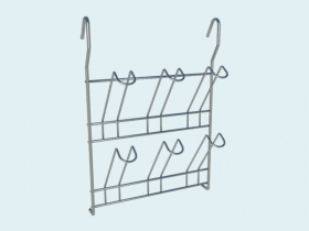 Держатель на рейлинг для кружек,стаканов на 6 предметов