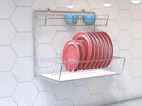 Тарелосушка настенная без поддона